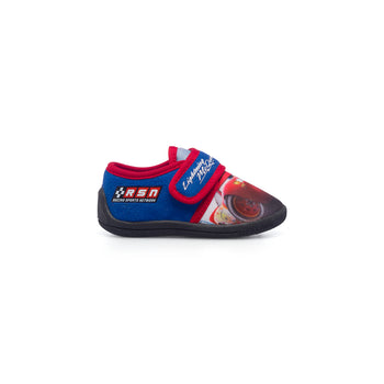 Pantofole da bambino blu con stampa Cars, Scarpe Bambini, SKU p431000078, Immagine 0